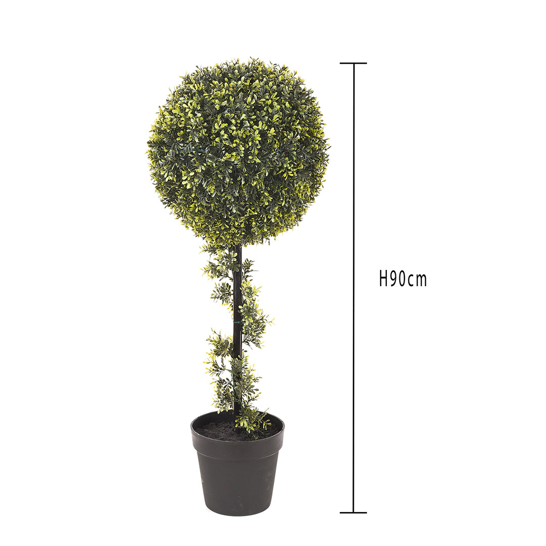 Verde artificiale Bossolo sfera • 90 cm