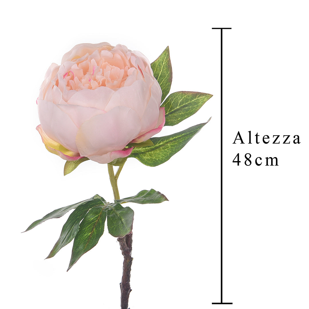 2 Pezzi • Fiore di Peonia artificiale • 50 cm