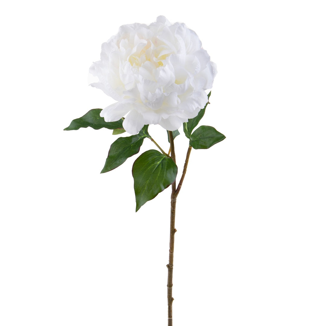 3 Pezzi • Fiore di Peonia artificiale • 57 cm