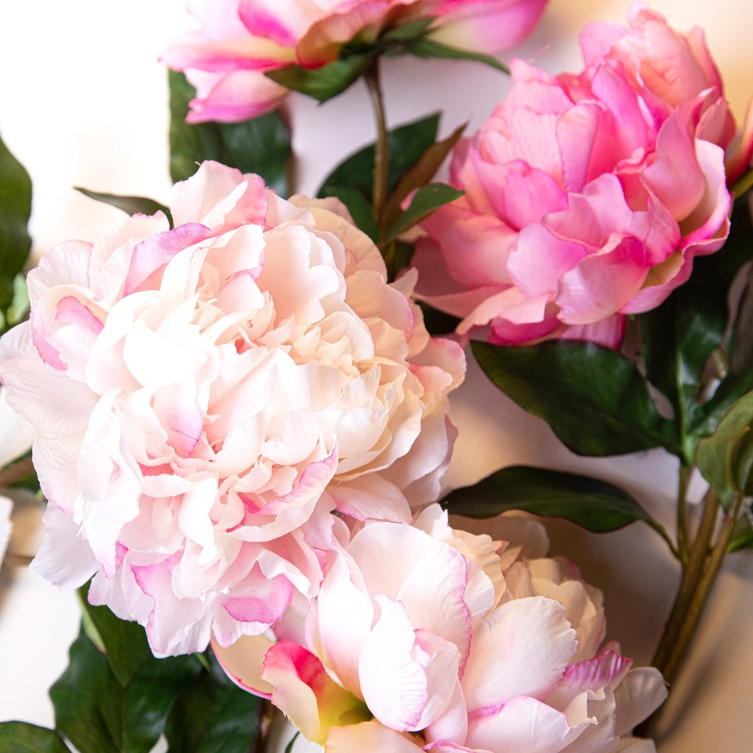 3 Pezzi • Fiore di Peonia artificiale • 57 cm