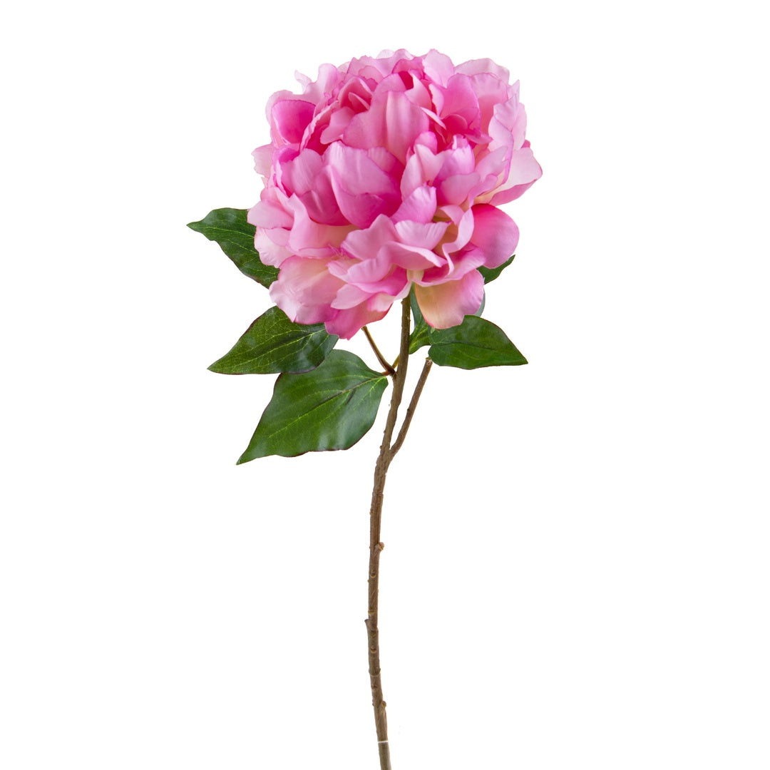 3 Pezzi • Fiore di Peonia artificiale • 57 cm