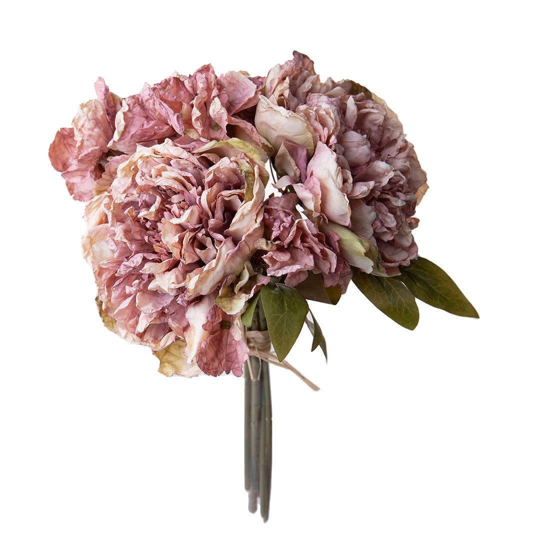 2 Pezzi • Mazzo Peonie artificiale da 7 fiori • 50 cm