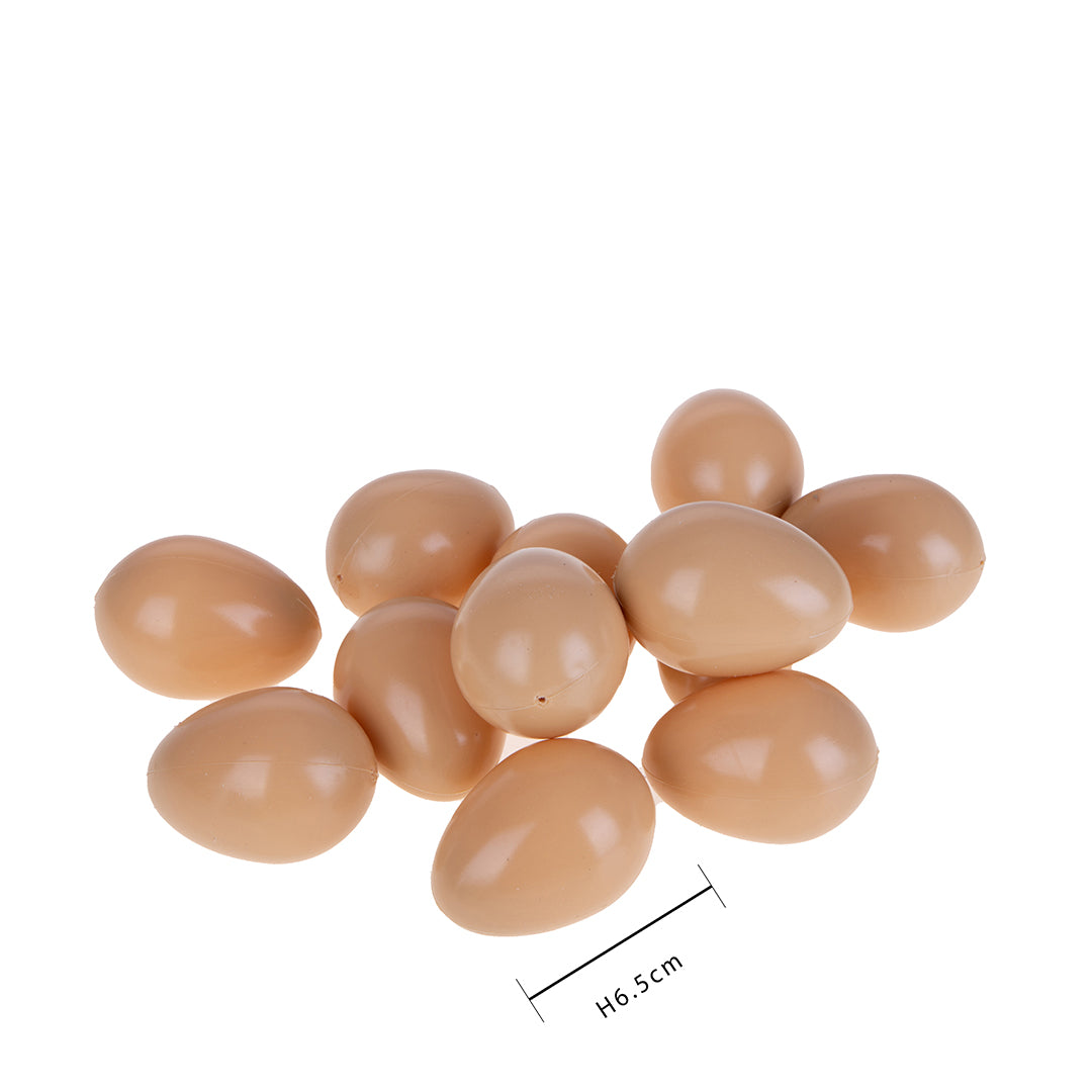 2 Pezzi • Uova di plastica in sacco piccoli • 6,2 cm