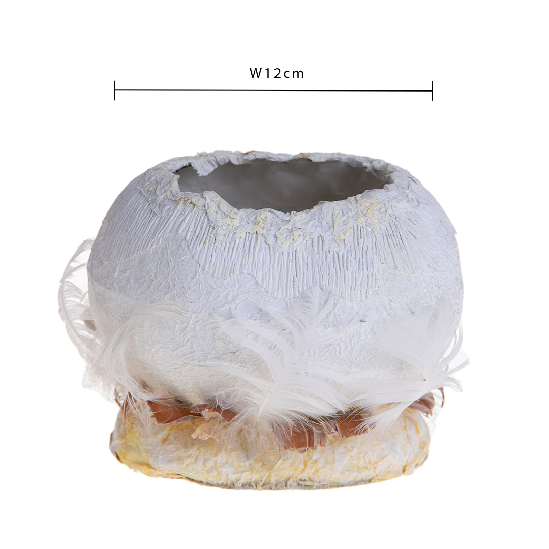 6 Pezzi • Uovo contenitore grande senza coperchio • 10 cm