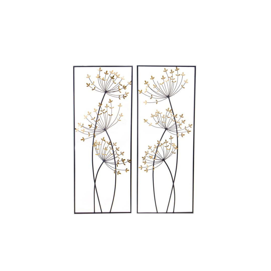 Serie da 2 quadri ferro • 90 cm