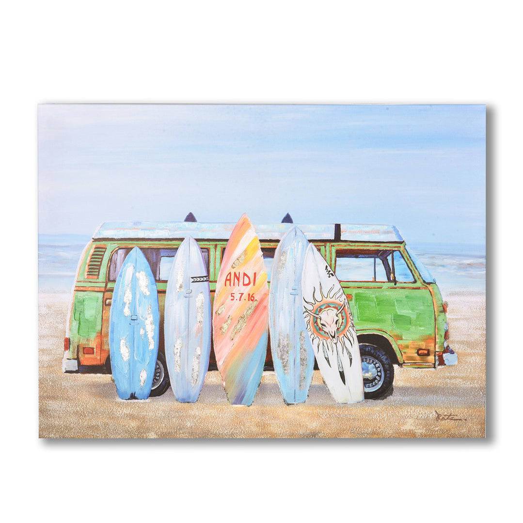 Quadro con tavole da surf • 120 cm