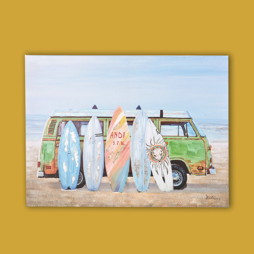 Quadro con tavole da surf • 120 cm