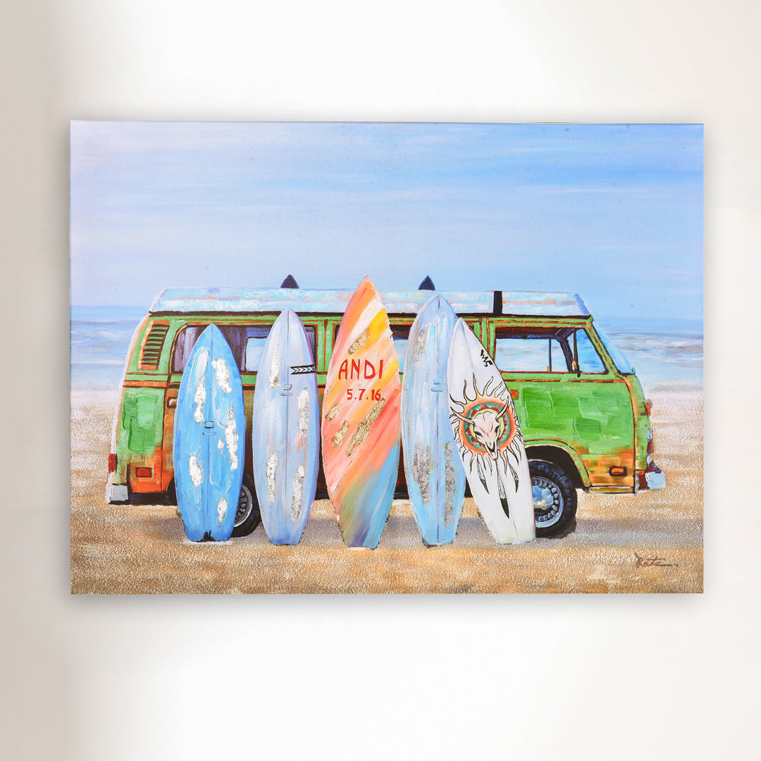 Quadro con tavole da surf • 120 cm