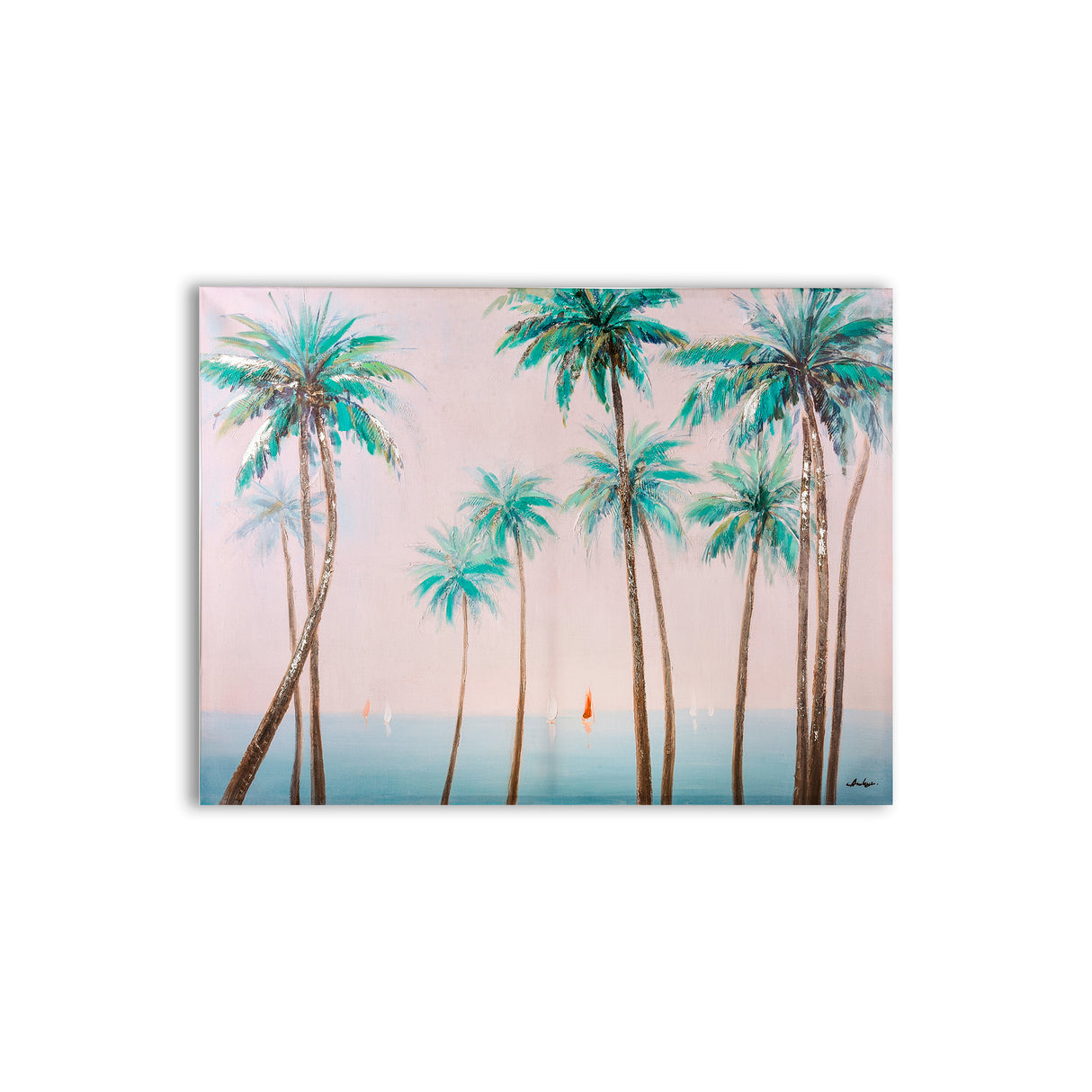 Quadro con palme • 120 cm