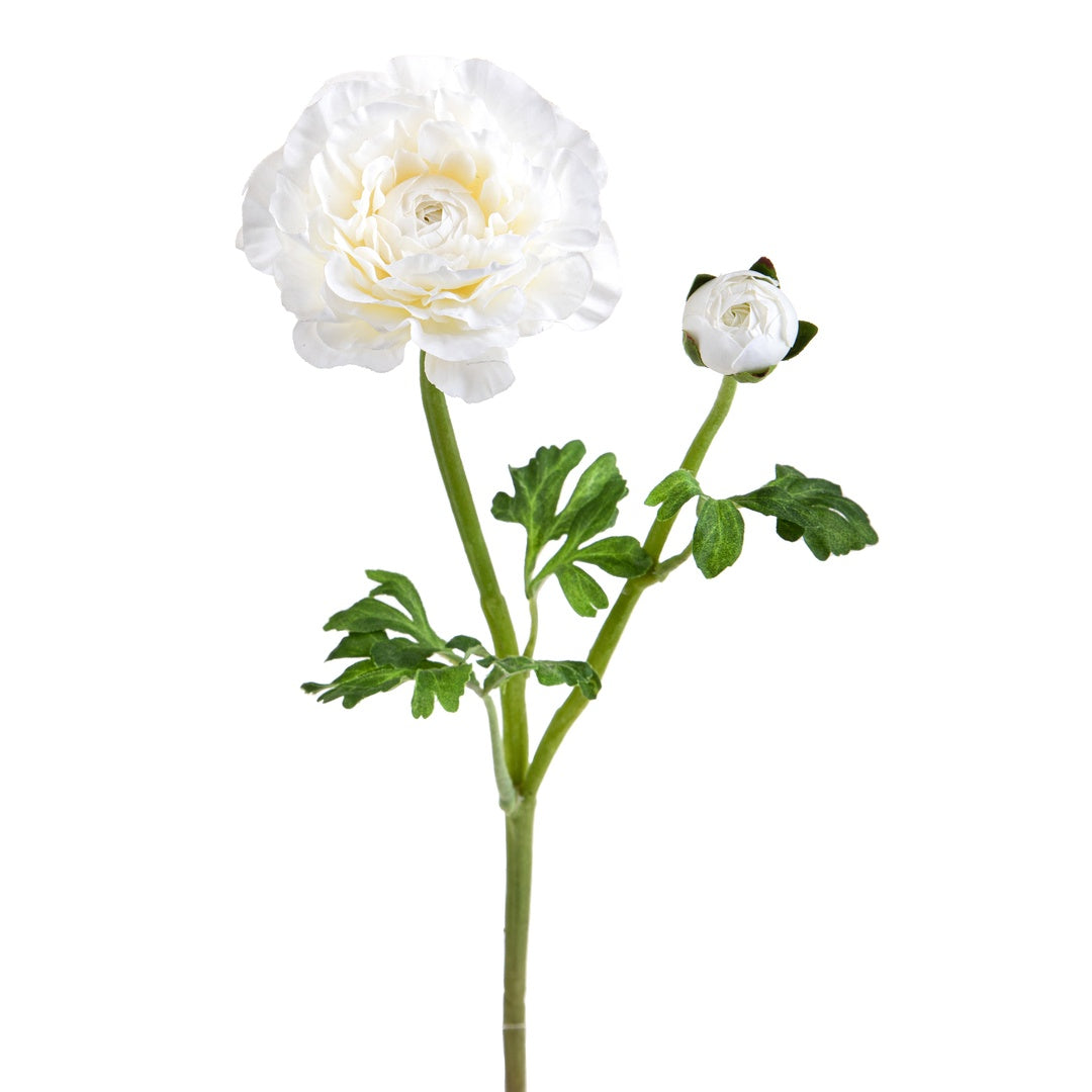 2 Pezzi • Fiore di Ranuncolo per 2 fiori artificiale • 50 cm