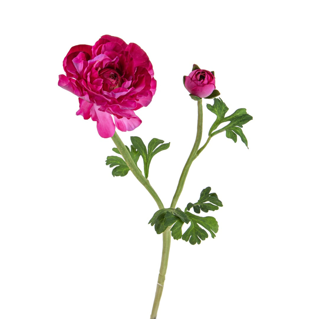 2 Pezzi • Fiore di Ranuncolo per 2 fiori artificiale • 50 cm