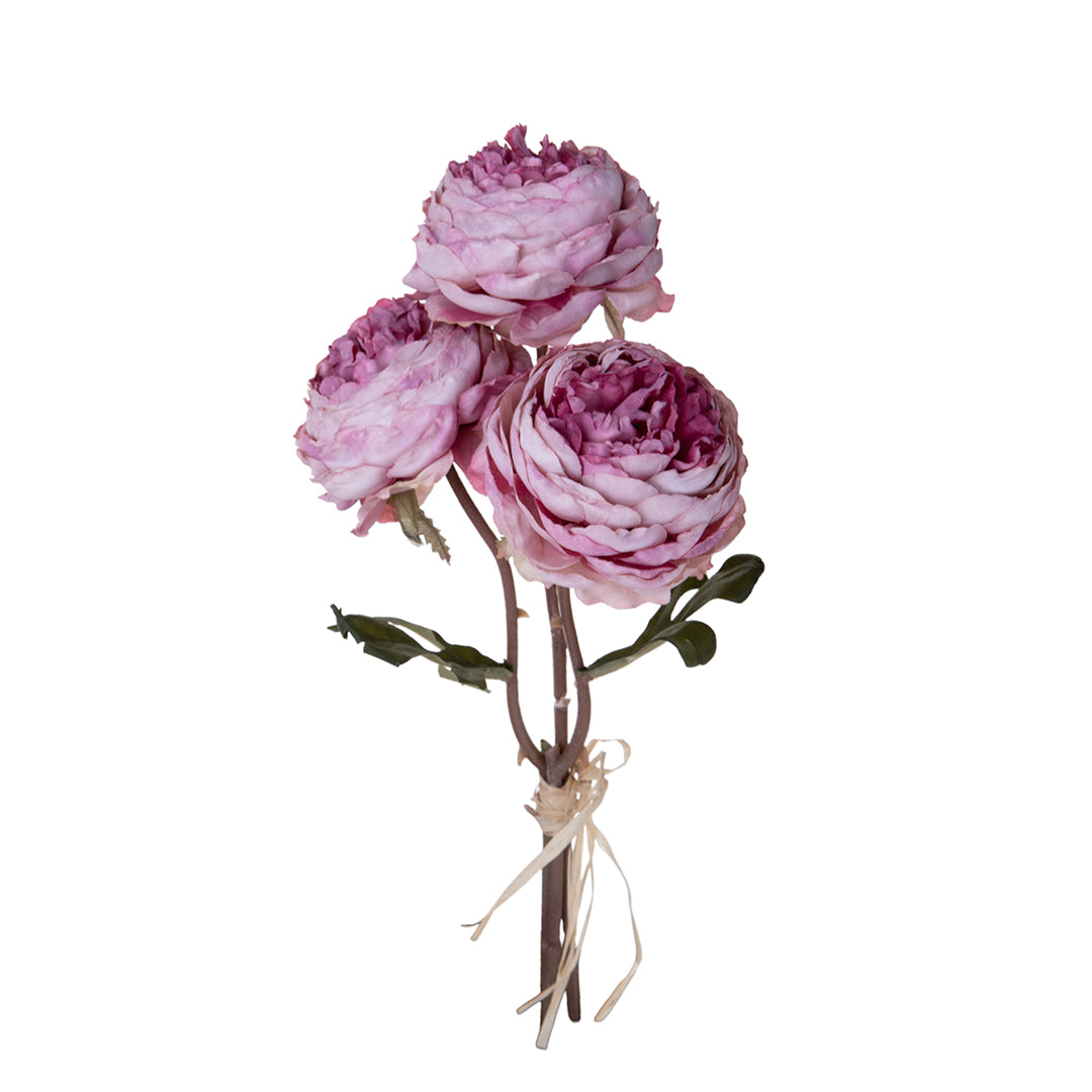 2 Pezzi • Mazzo ranuncoli artificiale • 27 cm