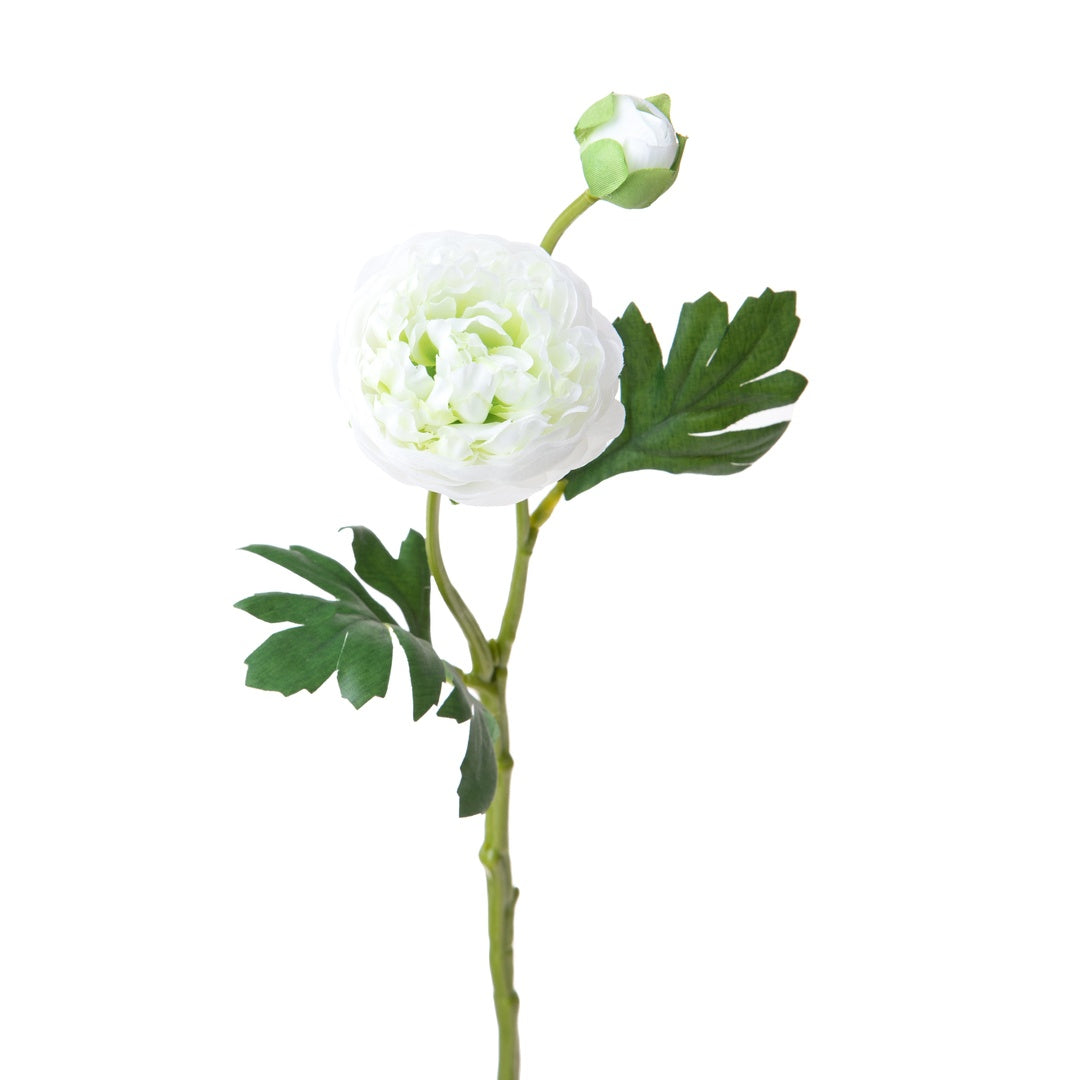 3 Pezzi • Ranuncolo per 2 fiori artificiale • 33 cm