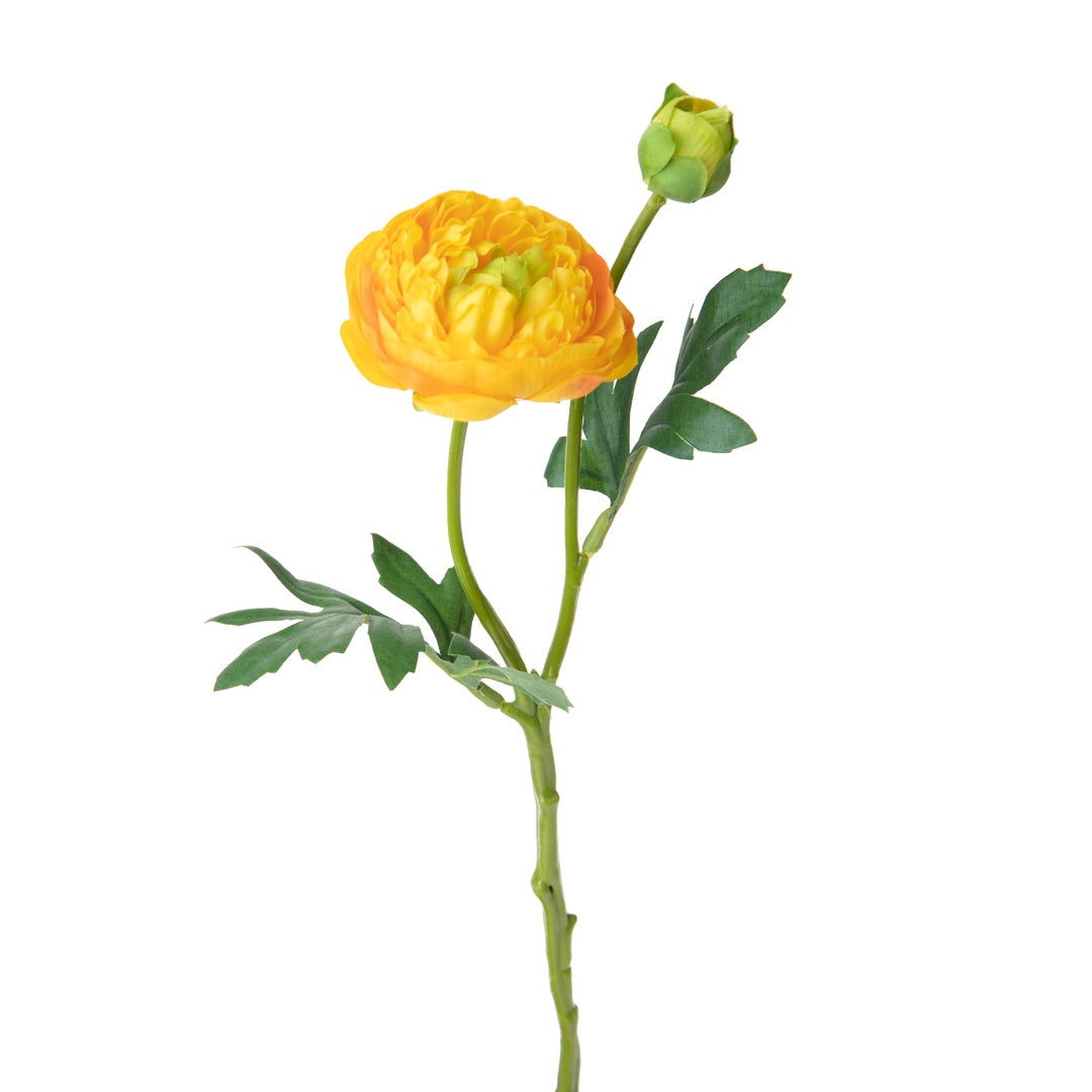 3 Pezzi • Ranuncolo per 2 fiori artificiale • 33 cm