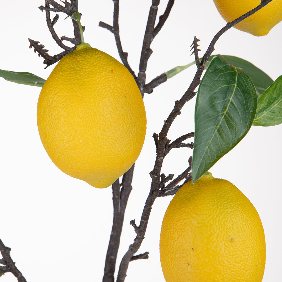 2 Pezzi • Ramo con Limoni artificiale • 9,5 cm