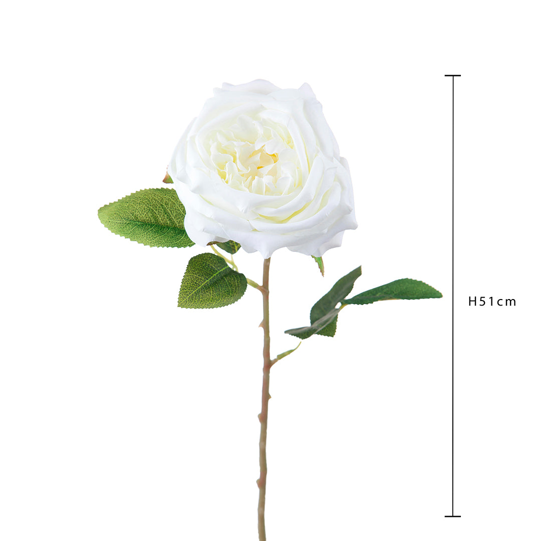 3 Pezzi • Rose artificiali inglese • 51 cm