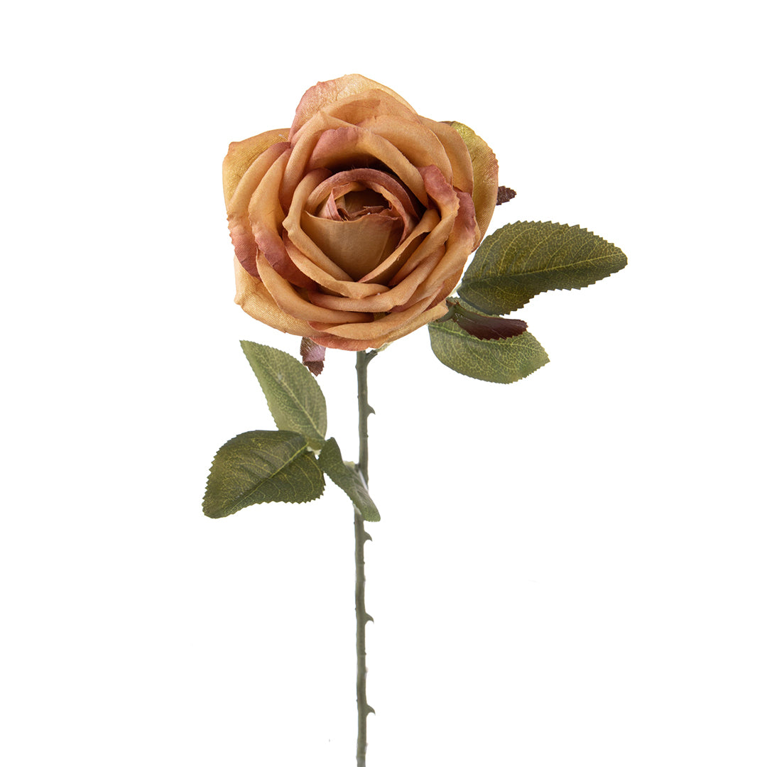 4 Pezzi • Rose artificiali aperte • 51 cm