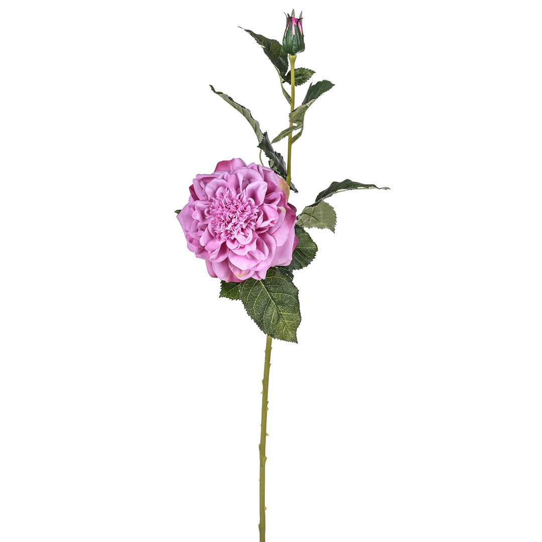 3 Pezzi • Rose artificiali con boccio • 65 cm