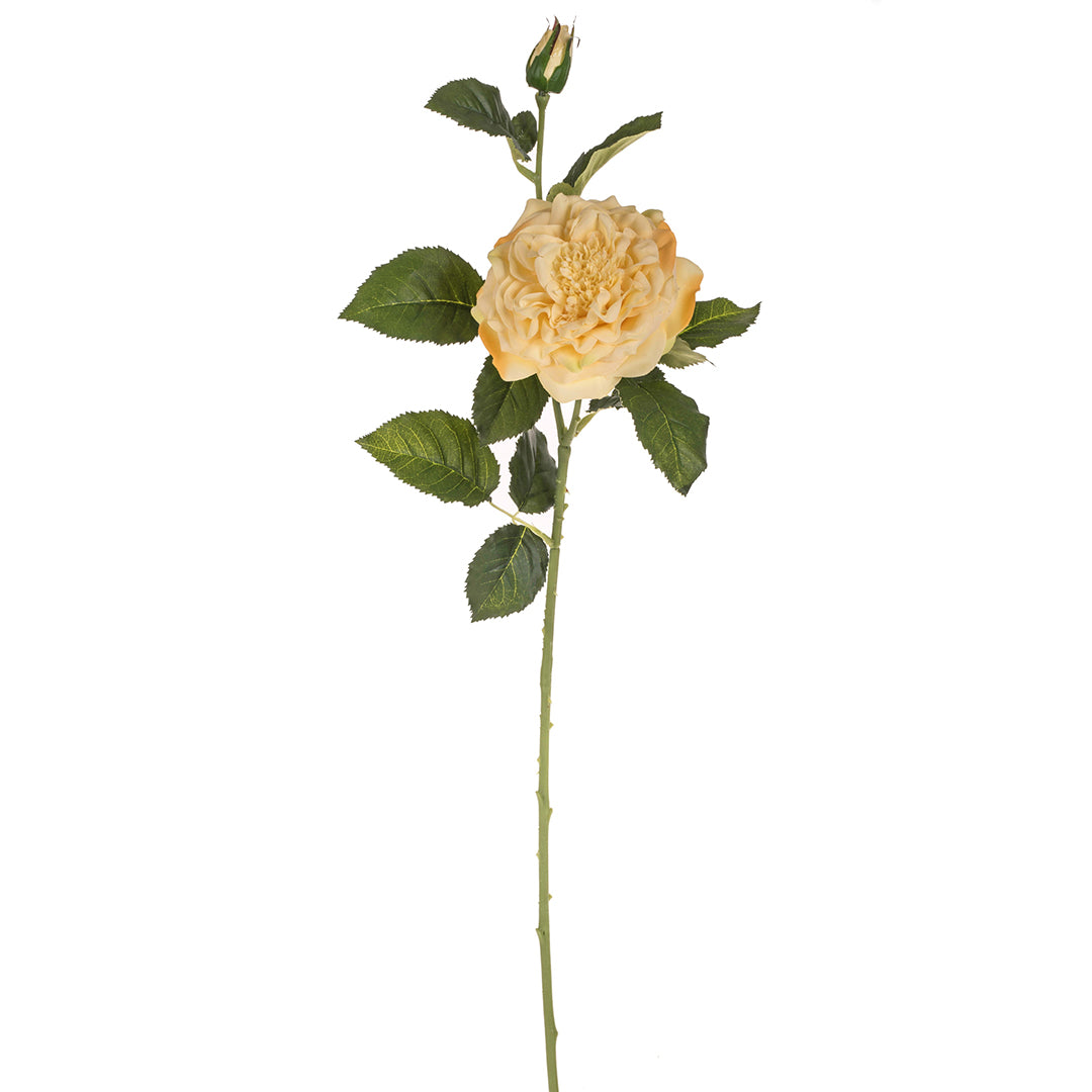 3 Pezzi • Rose artificiali con boccio • 66 cm