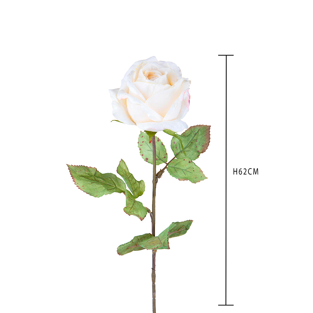 4 Pezzi • Rose artificiali con dry • 62 cm