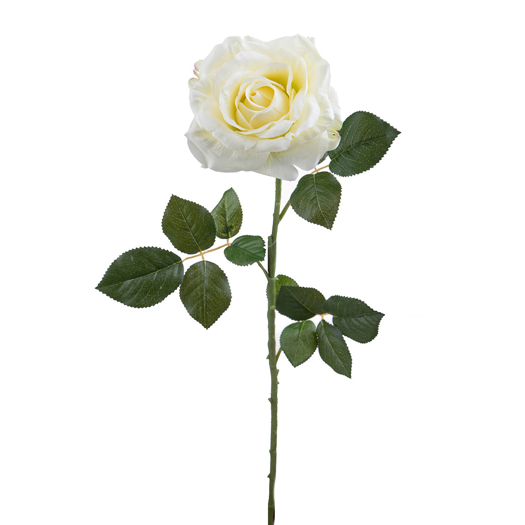 2 Pezzi • Rose artificiali aperte • 65 cm