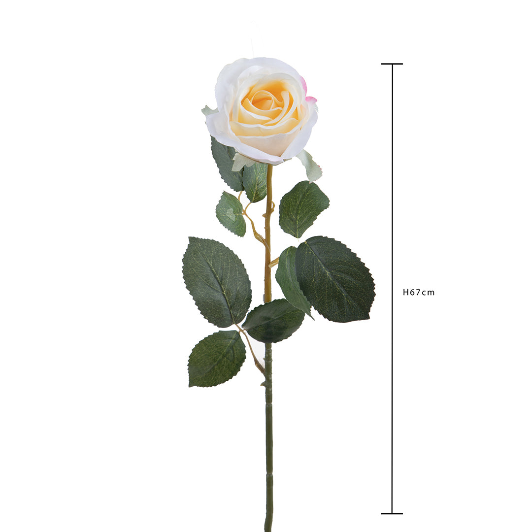4 Pezzi • Rose artificiali bacarat • 67 cm