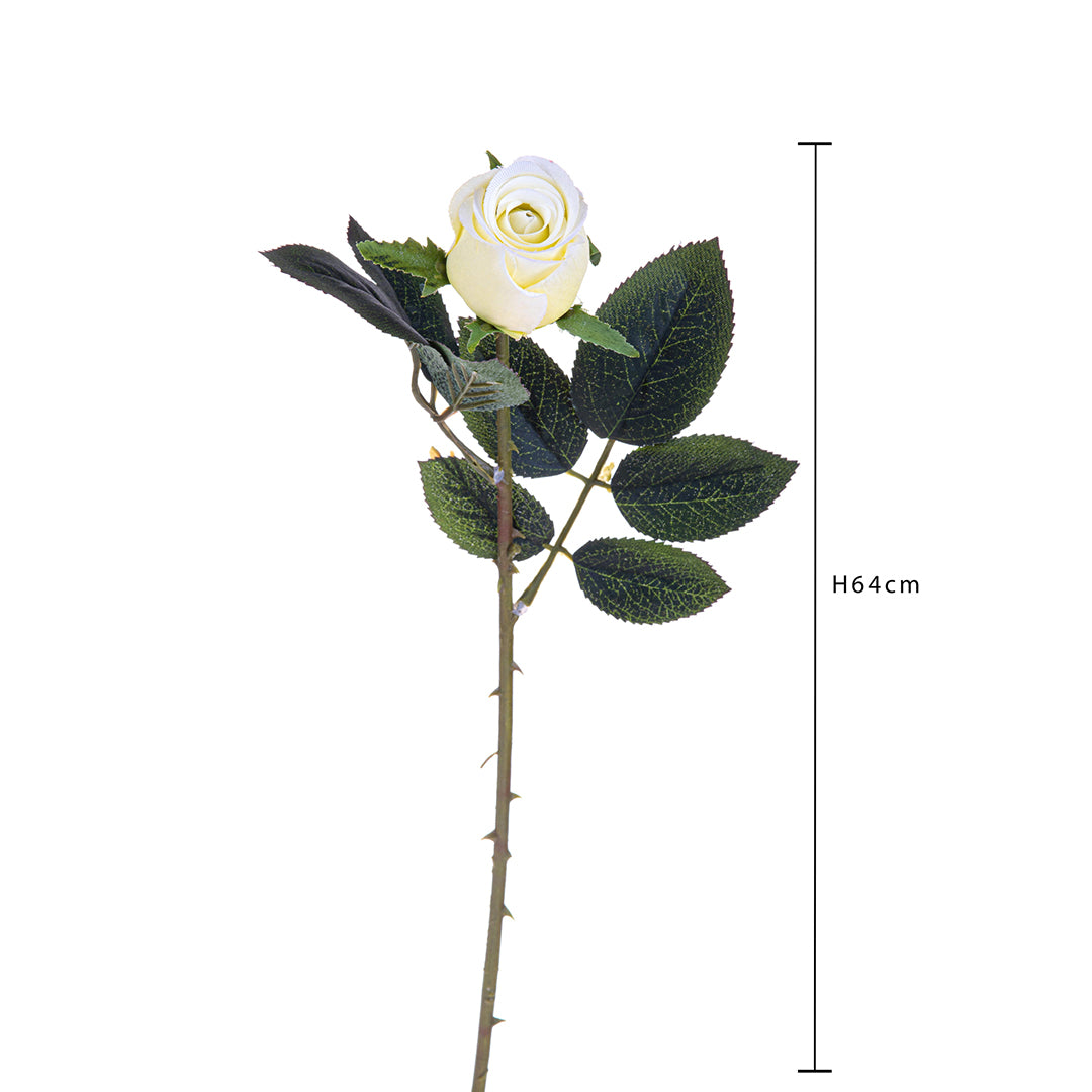 8 Pezzi • Rose artificiali in boccio • 63 cm