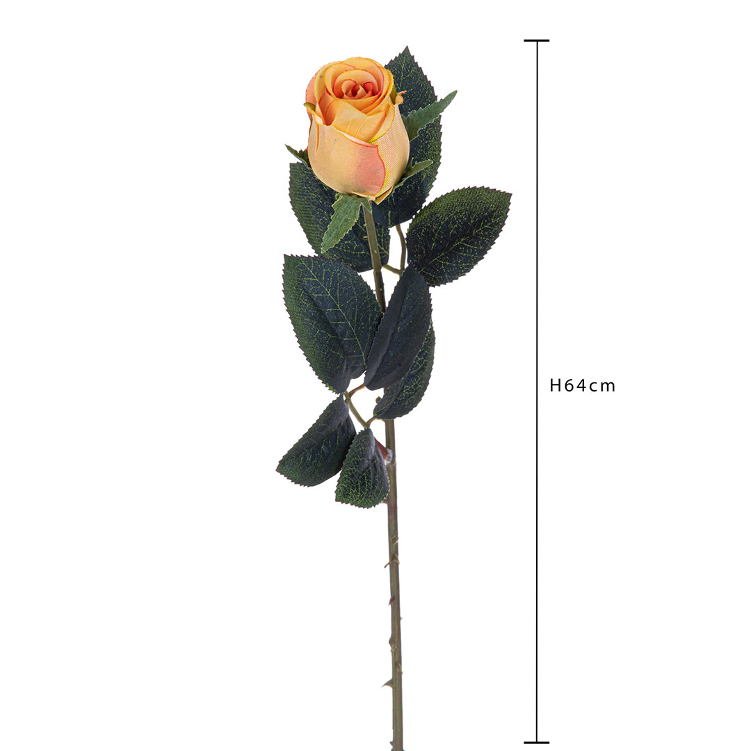 8 Pezzi • Rose artificiali in boccio • 63 cm