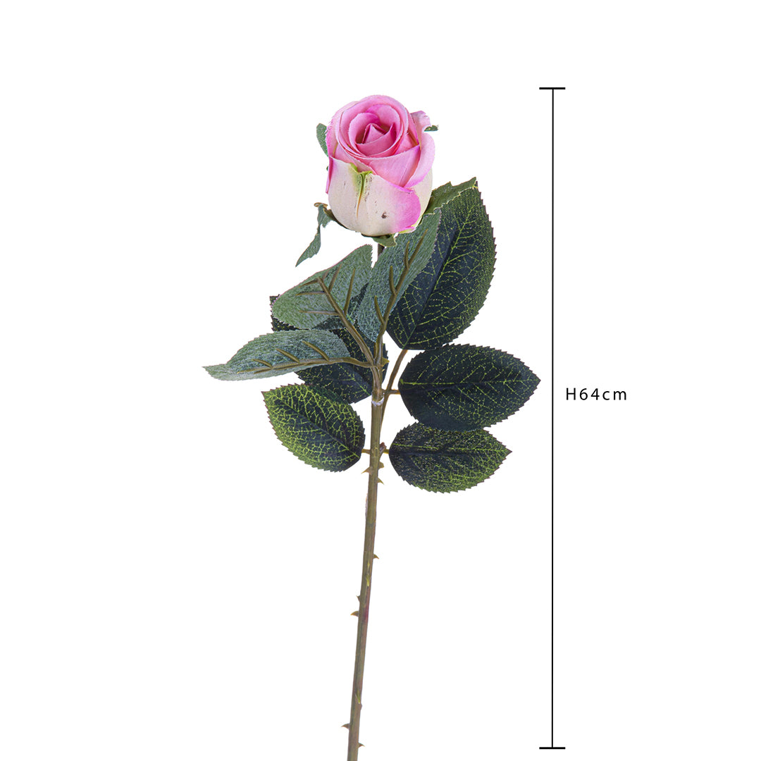 8 Pezzi • Rose artificiali in boccio • 63,5 cm
