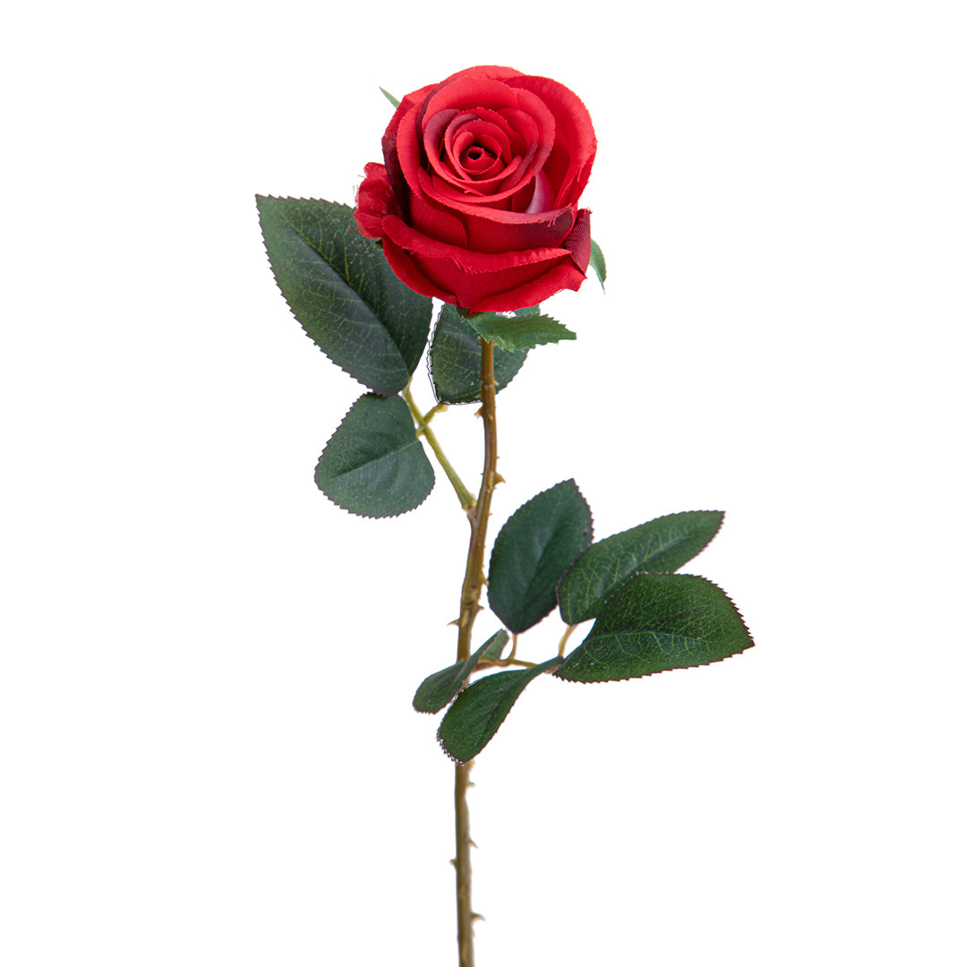 2 Pezzi • Rose artificiali boccio • 65 cm