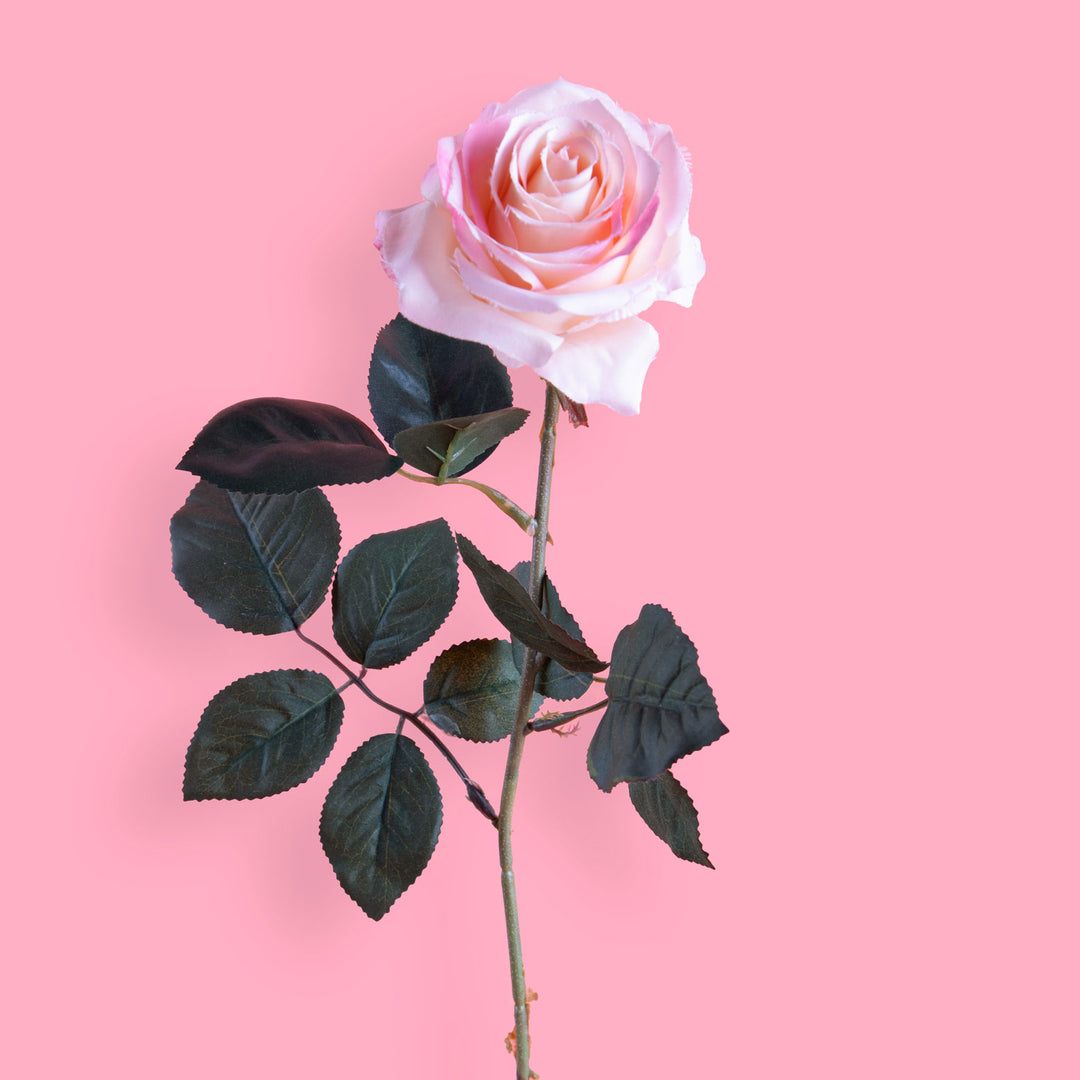 8 Pezzi • Rose artificiali singole • 67 cm