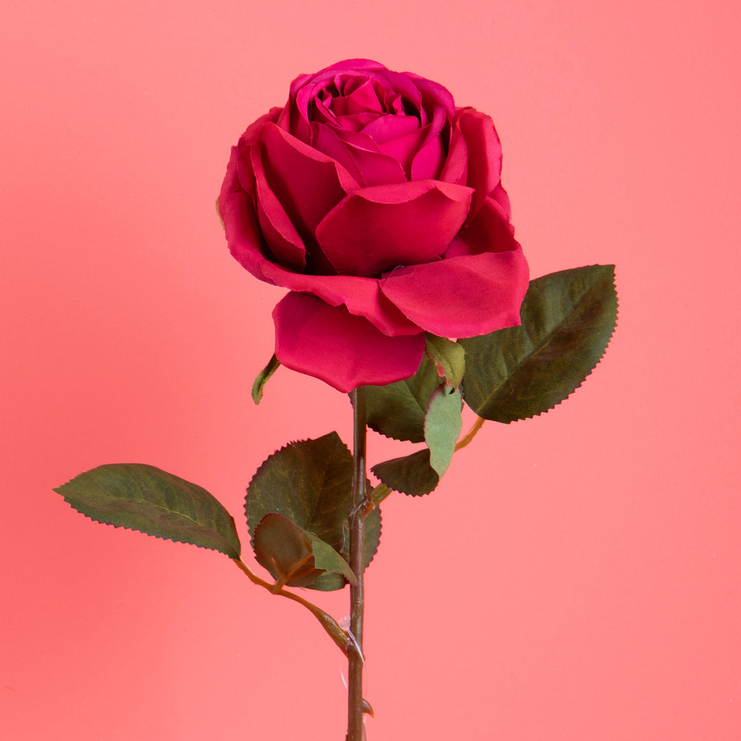 8 Pezzi • Rose artificiali singole • 67 cm
