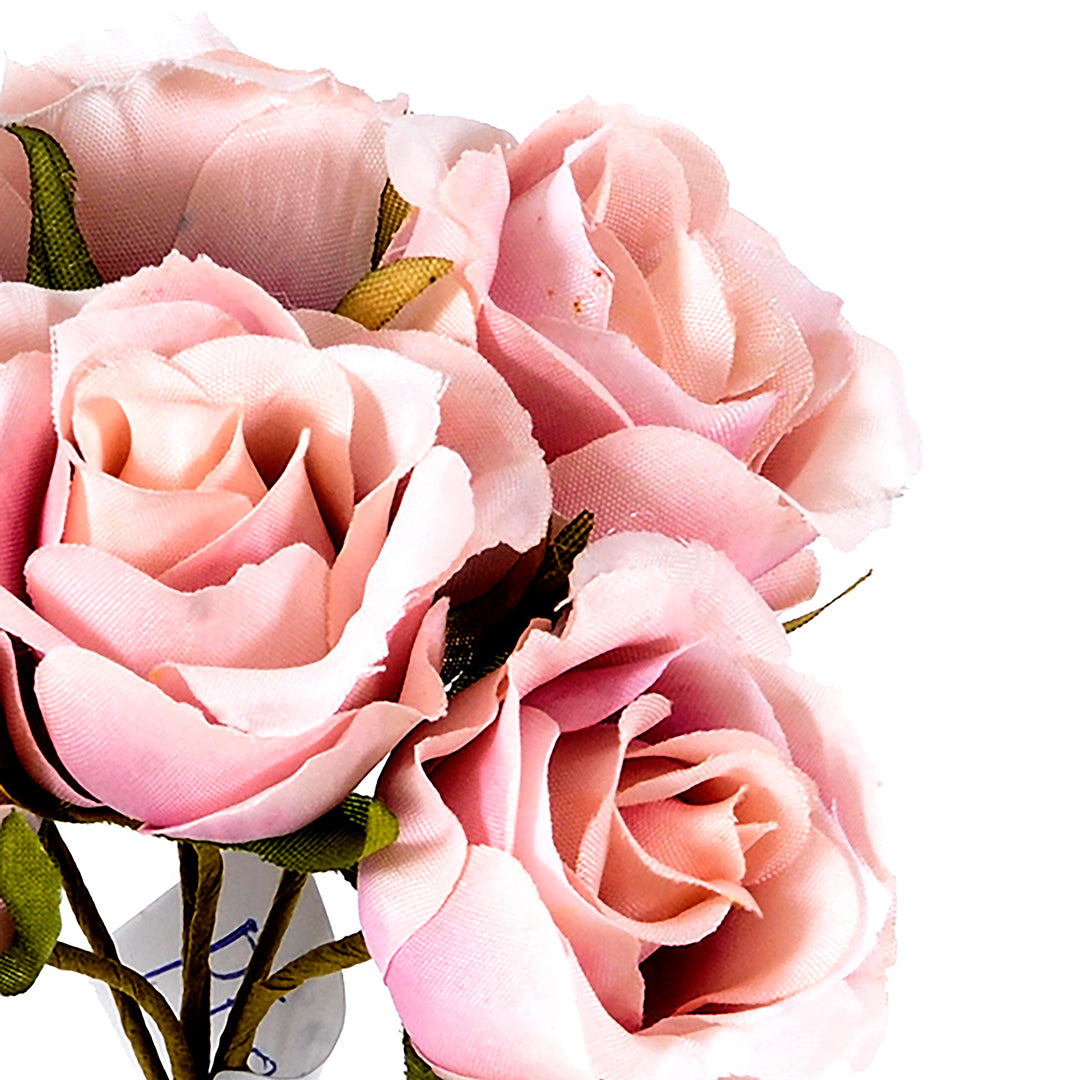 2 Pezzi • Rose artificiali • 13,5 cm