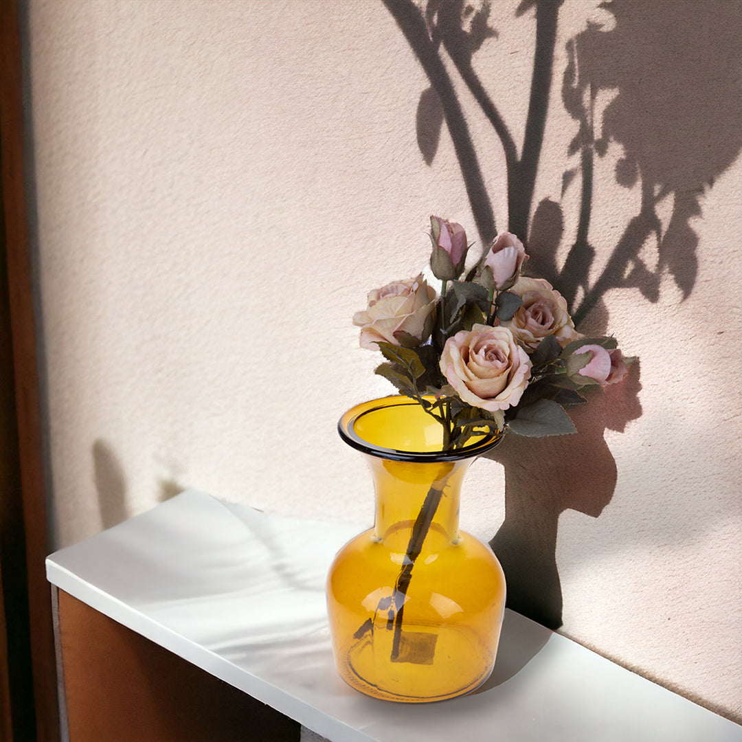 2 Pezzi • Mazzo rose bocci artificiale • 28 cm