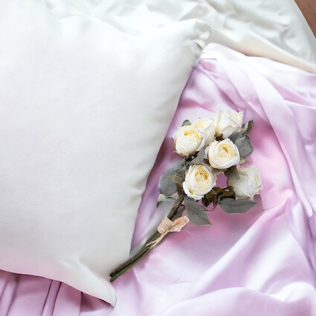 3 Pezzi • Mazzo rose aperte artificiale • 34 cm