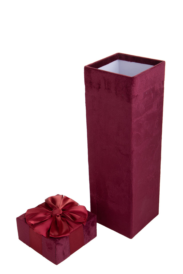 Scatola 1 Bottiglia con Fiocco • 35 cm