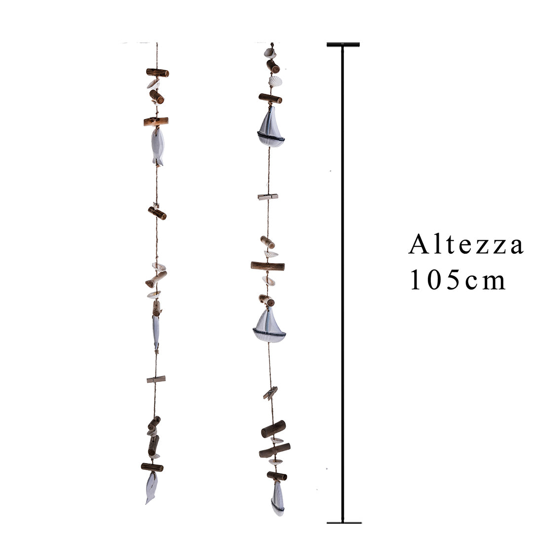 2 Pezzi • Ghirlanda marina • 105 cm