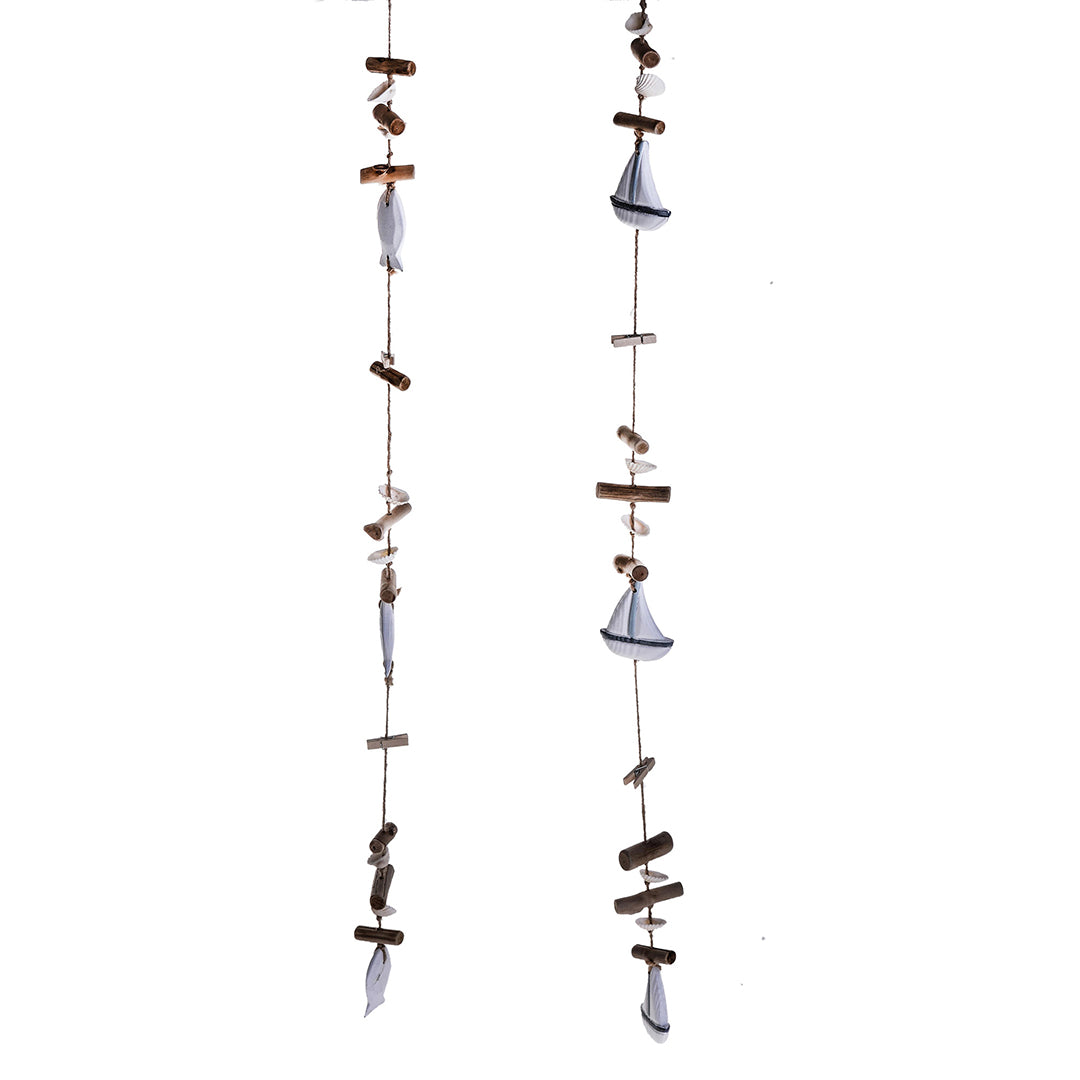 2 Pezzi • Ghirlanda marina • 105 cm