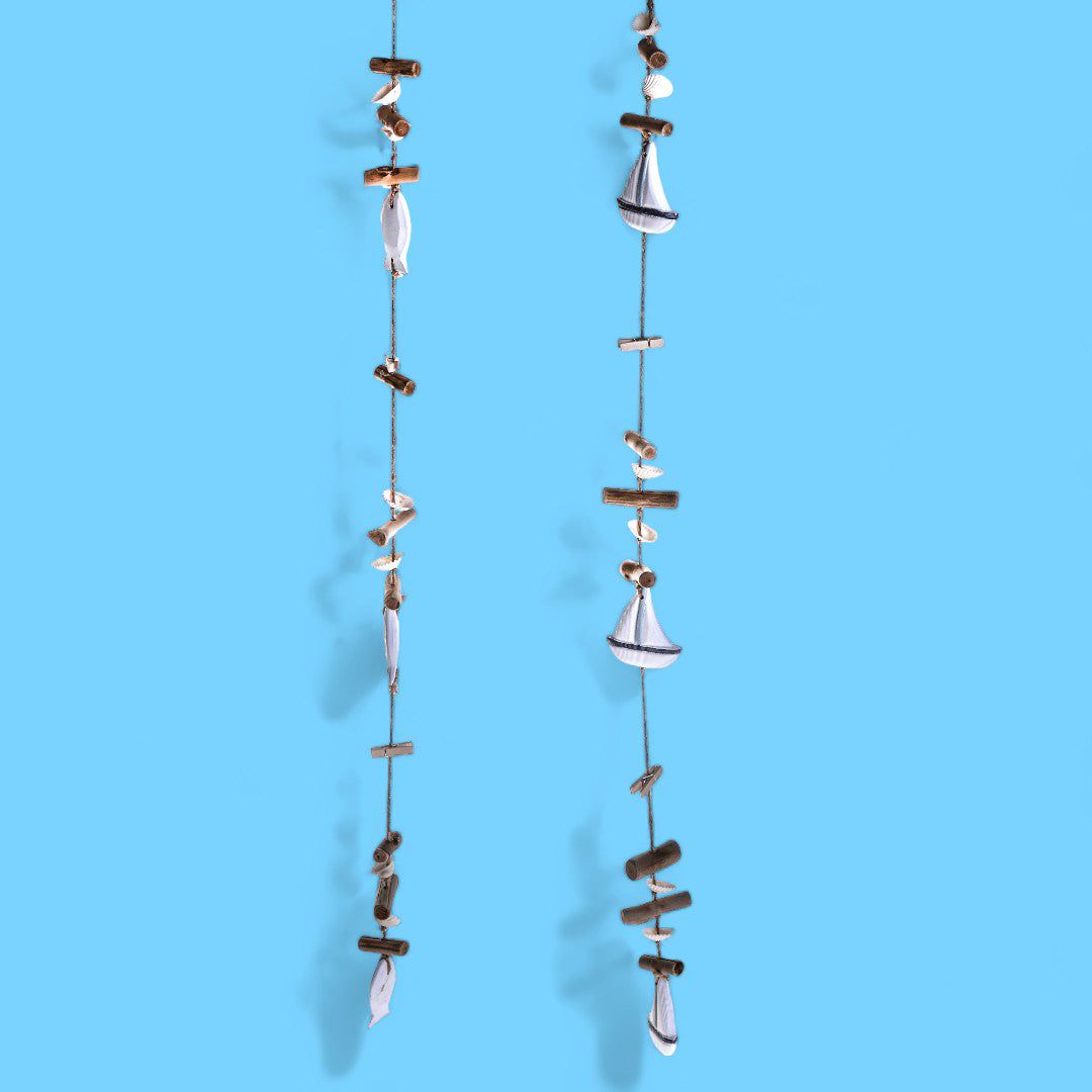2 Pezzi • Ghirlanda marina • 105 cm