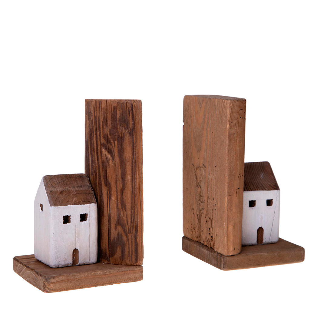 Set 2 reggilibro con cabine • 21 cm