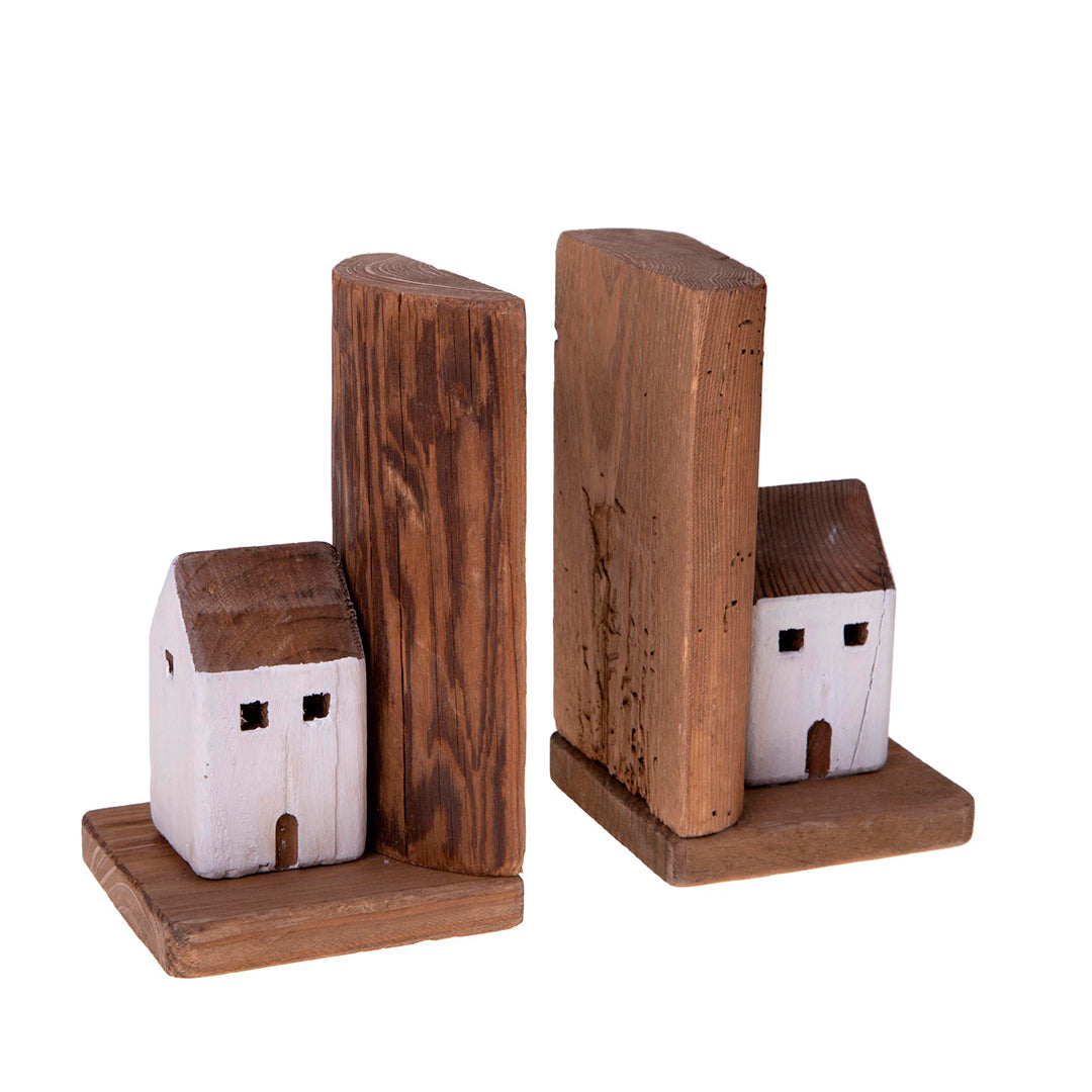 Set 2 reggilibro con cabine • 21 cm