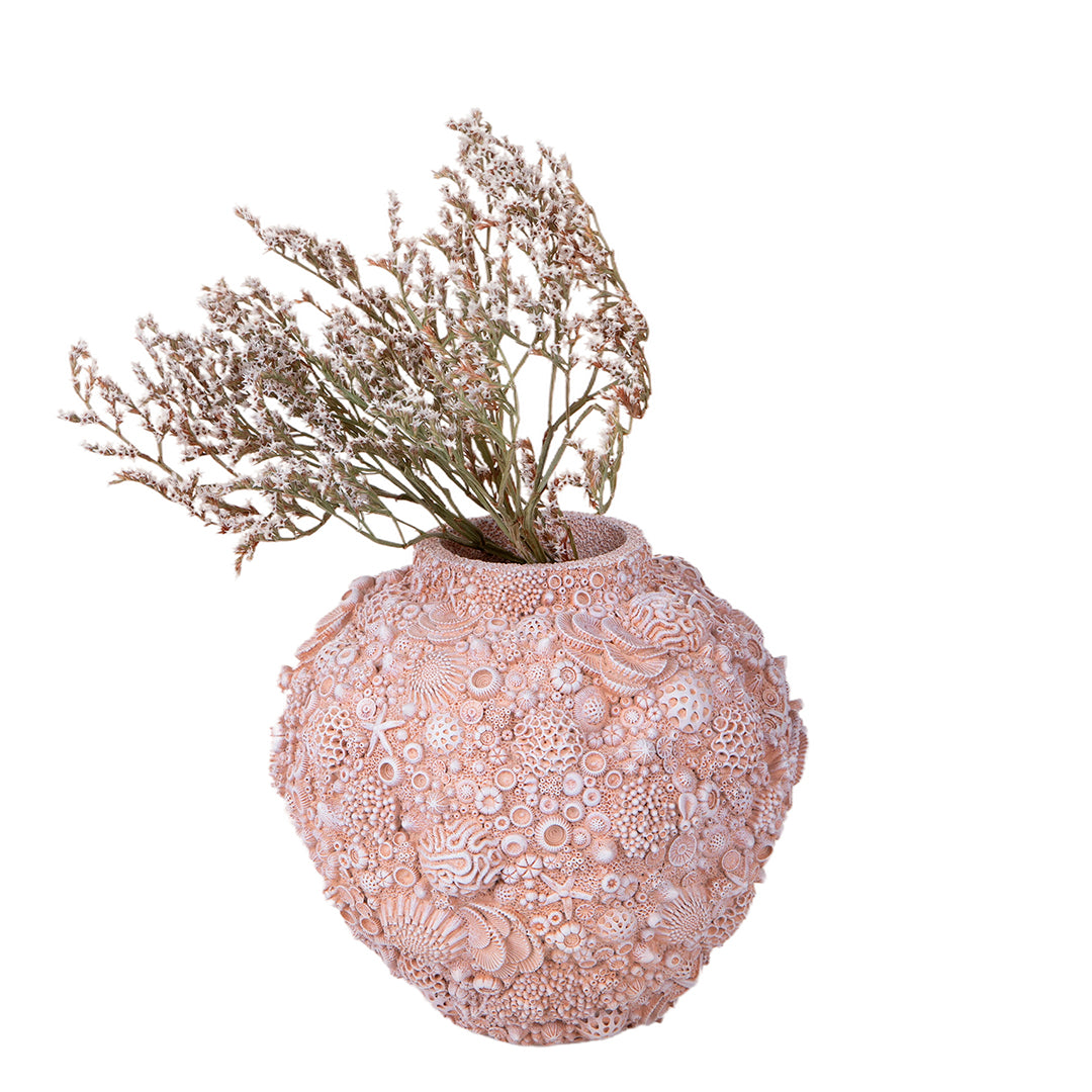 Decorazione marina Anfora con Conchiglie • 20 cm