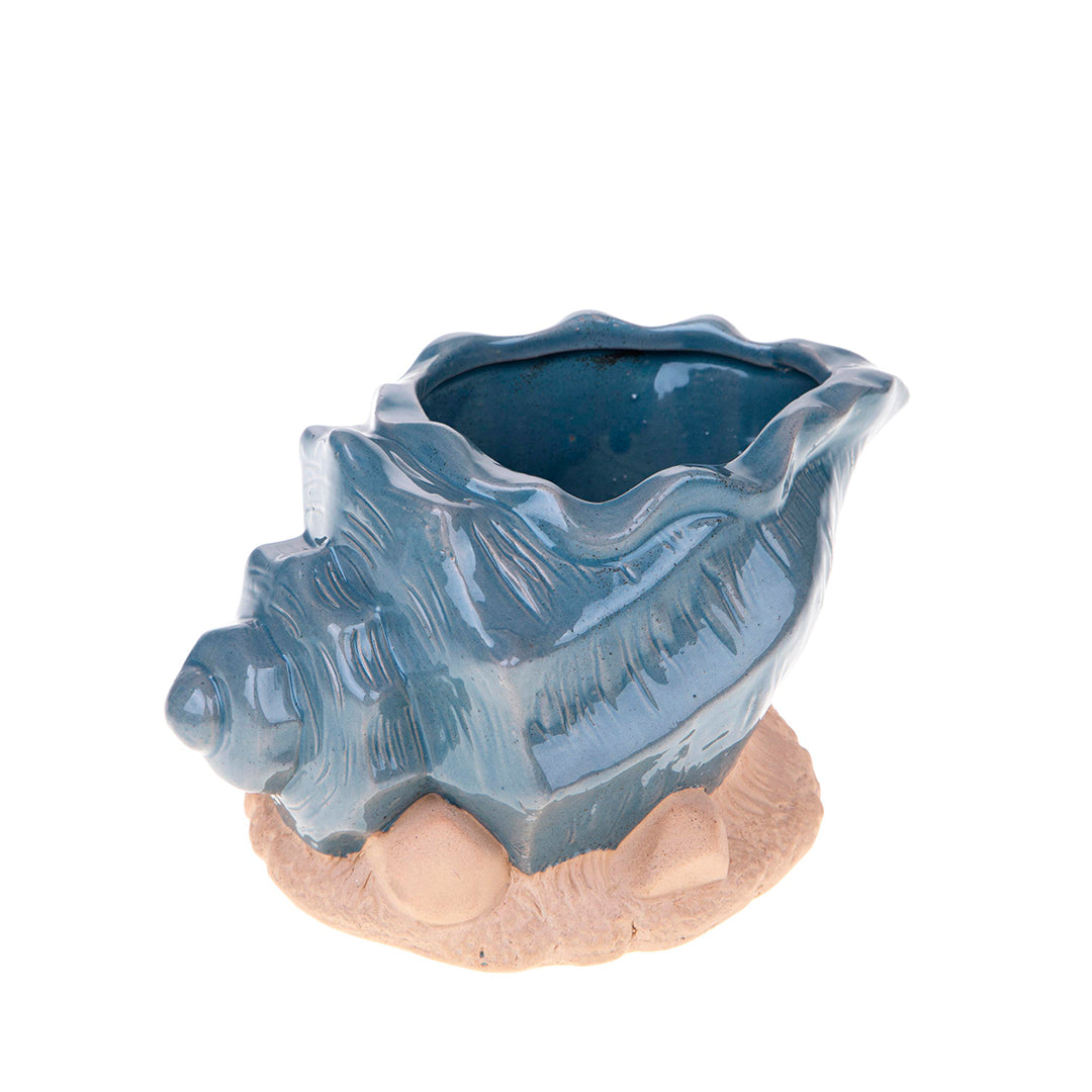 Vaso conchiglia con base • 11 cm
