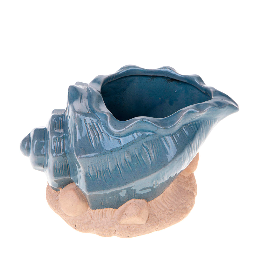 Vaso conchiglia con base • 11 cm