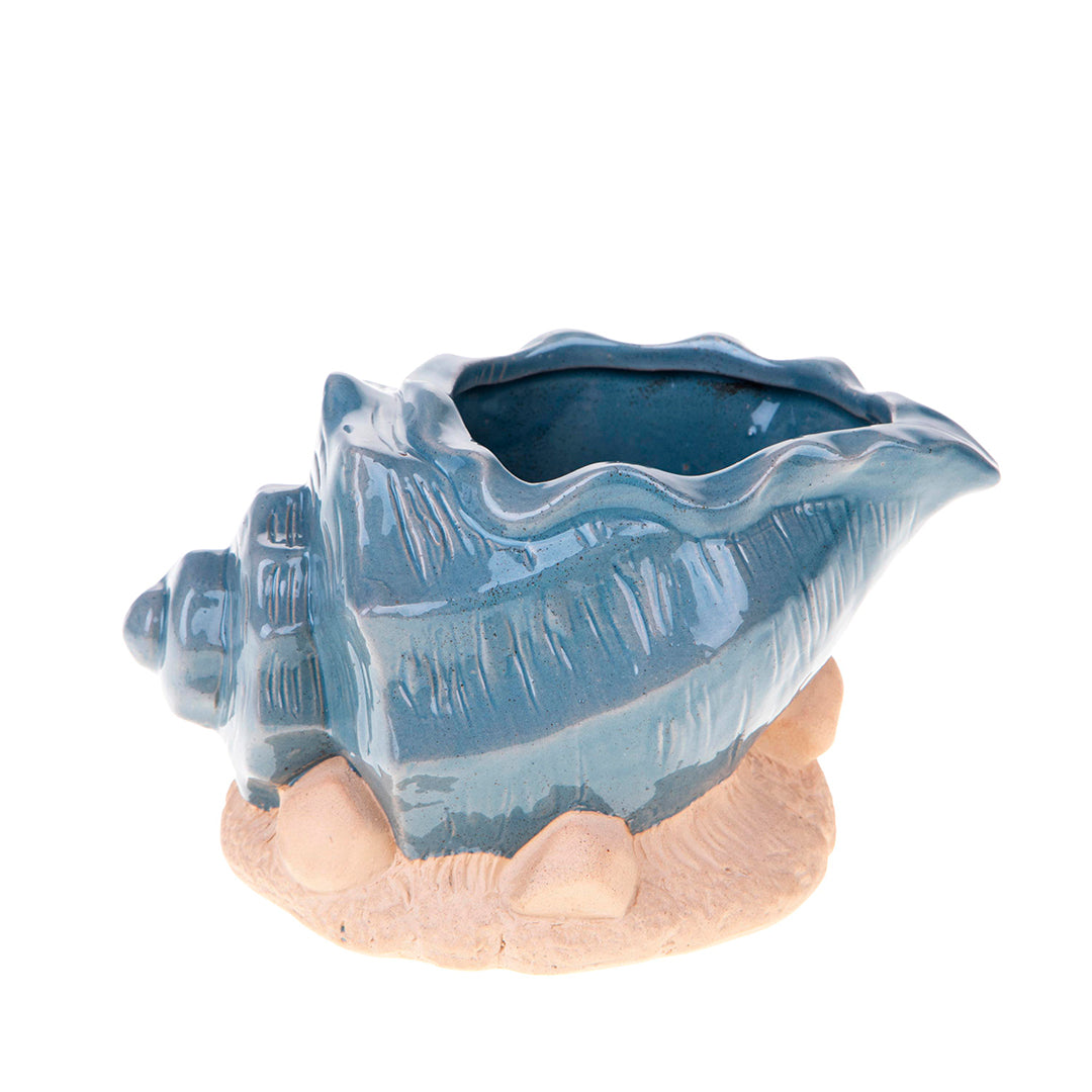 Vaso conchiglia con base • 11 cm