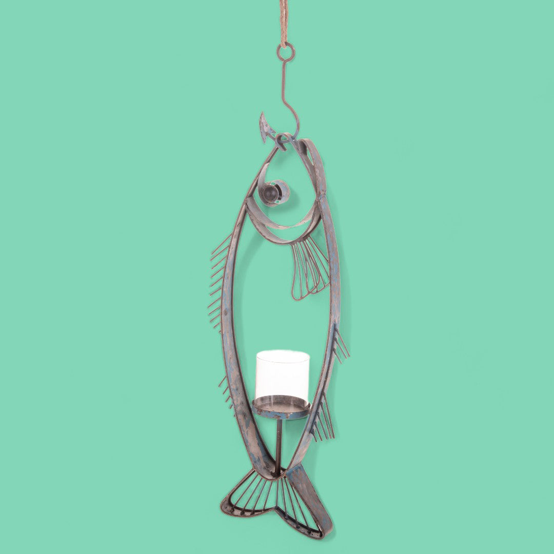 Pesce portacero da appendere • 27 cm