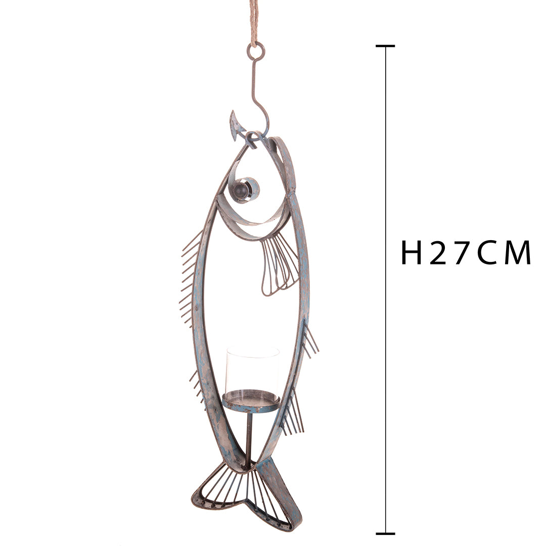 Pesce portacero da appendere • 27 cm