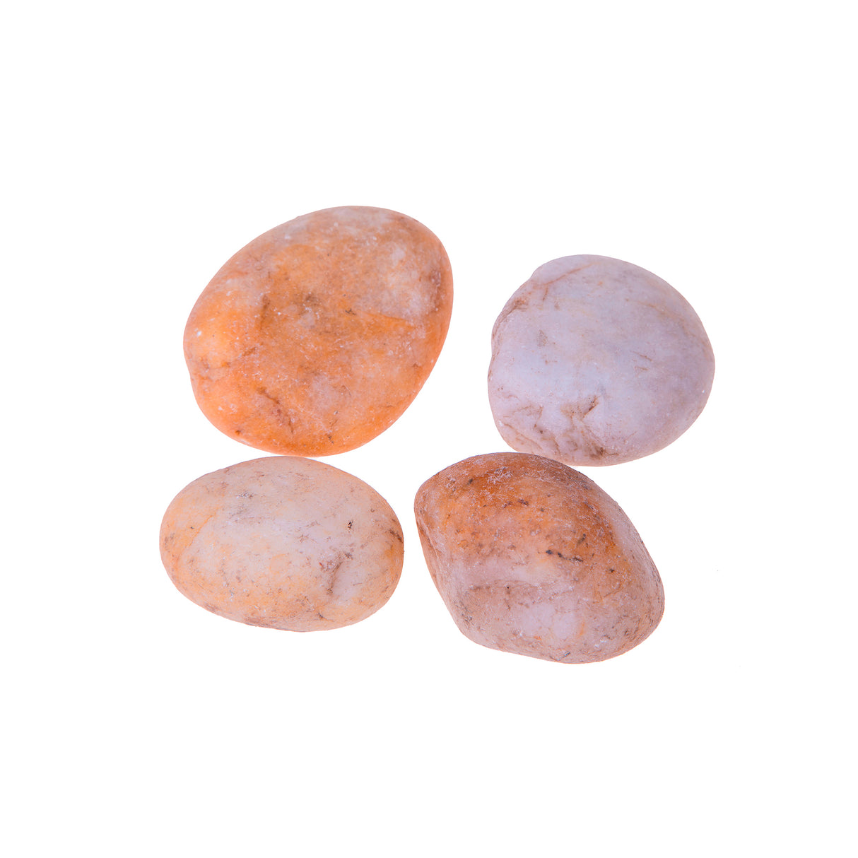 12 Pezzi • Sassi di fiume grandi • 6 cm