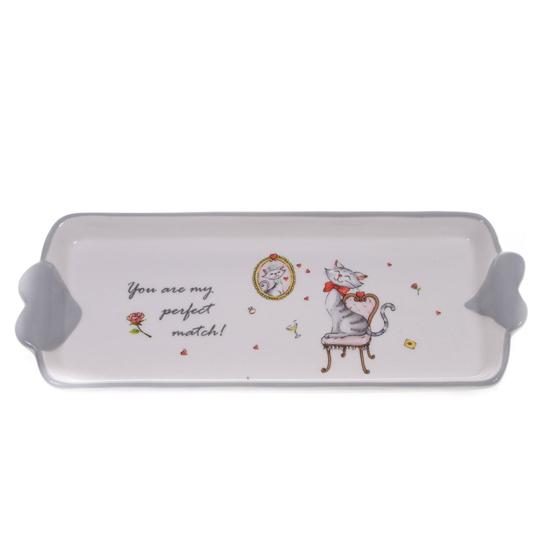 Vassoio con decoro cuore • 29,5 cm