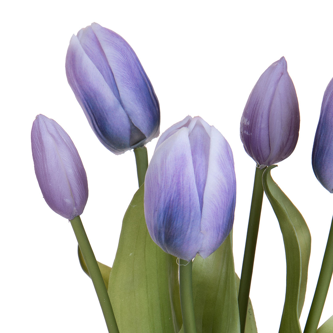 4 Pezzi • Tulipano per 5 fiori • 39 cm
